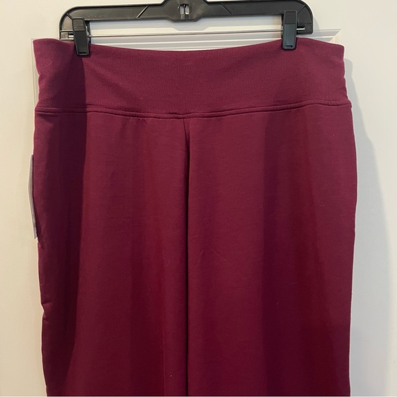 Athleta wine red Coaster Luce Jogger pants Women XL NWT - Picture 8 of 10
